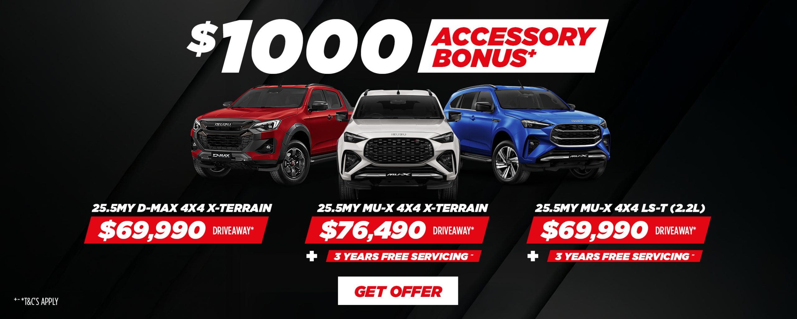 Isuzu 1K Accessory Bonus July26   Web Banner