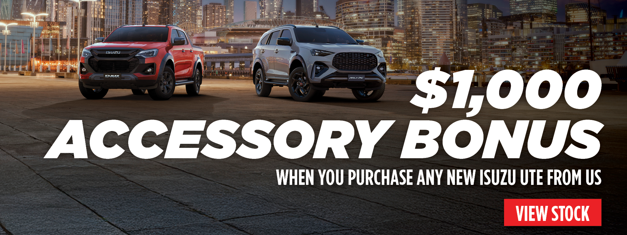 Isuzu Accessory Bonus Homepage