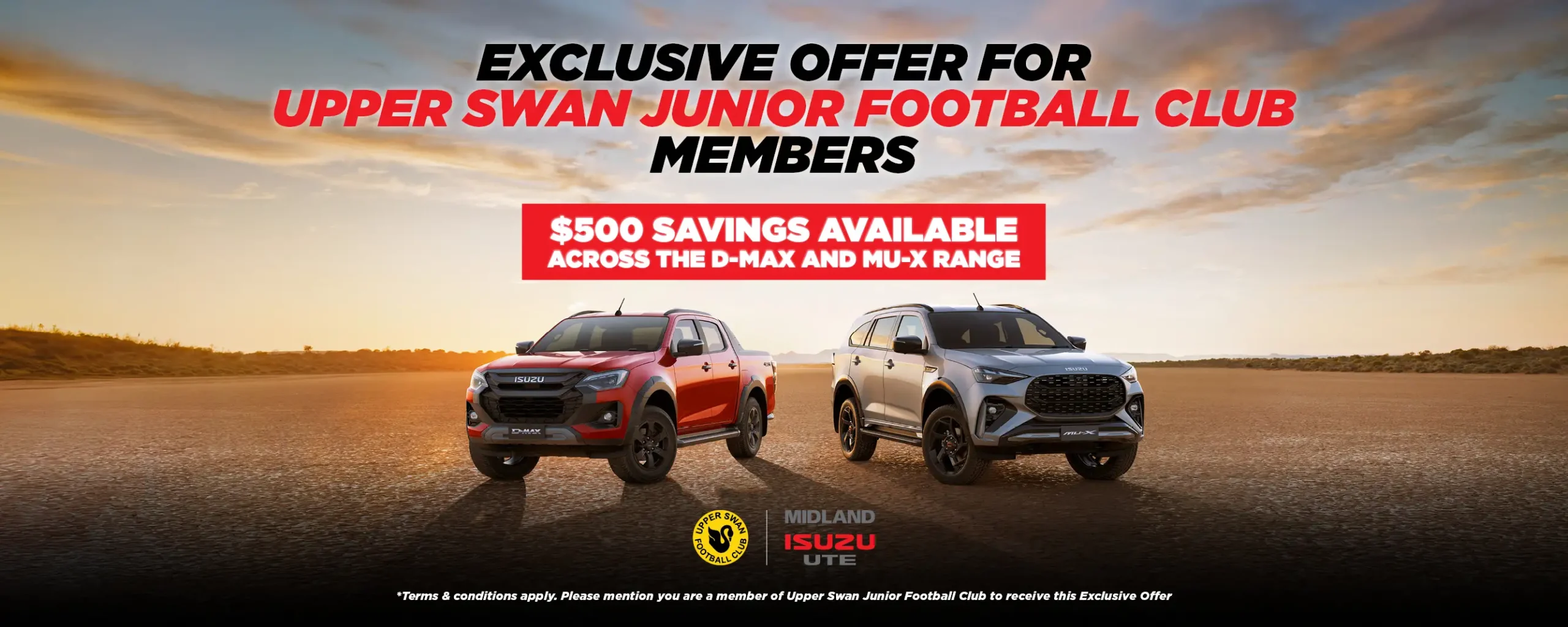 Upper Swan Jr Football Club Member's $500 Savings